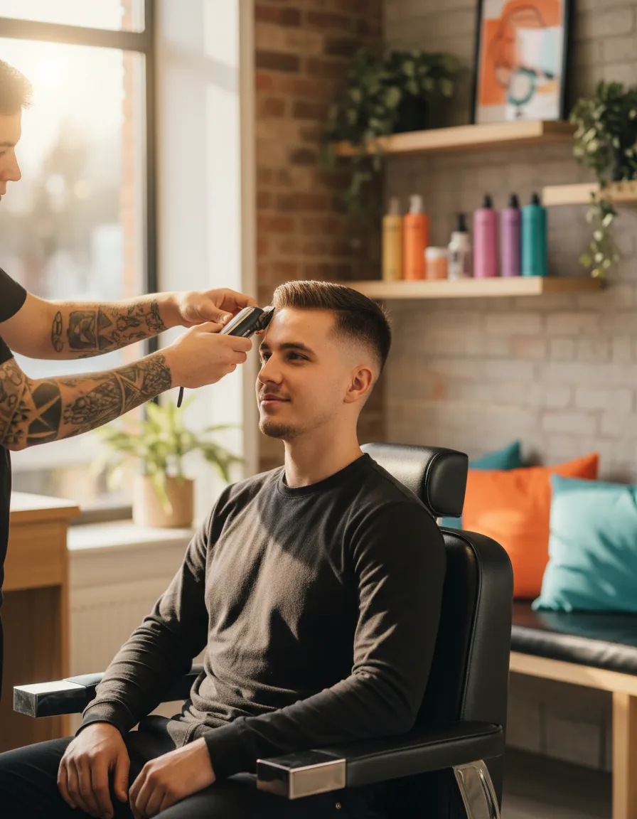 Fresh skin fade at Leo Barber Shop